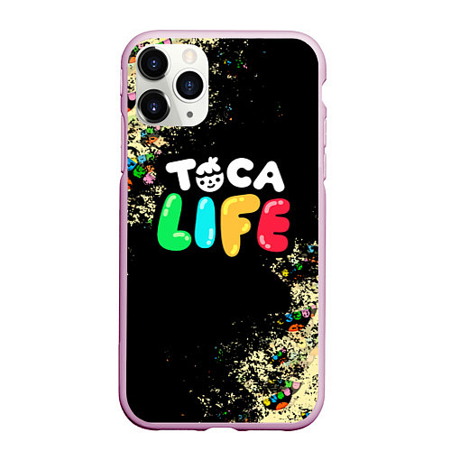 Чехол iPhone 11 Pro матовый Toca Life Тока Бока / 3D-Розовый – фото 1