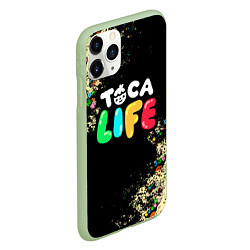 Чехол iPhone 11 Pro матовый Toca Life Тока Бока, цвет: 3D-салатовый — фото 2