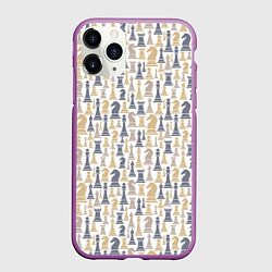 Чехол iPhone 11 Pro матовый Шахматы фигуры