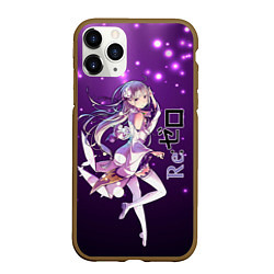 Чехол iPhone 11 Pro матовый Re: Zero Эмилия