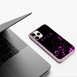 Чехол iPhone 11 Pro матовый Тик ток пэйтон Payton Moormeier, цвет: 3D-розовый — фото 2