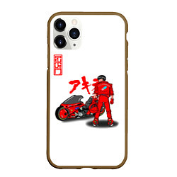 Чехол iPhone 11 Pro матовый Эпичный Сётаро - Akira, цвет: 3D-коричневый