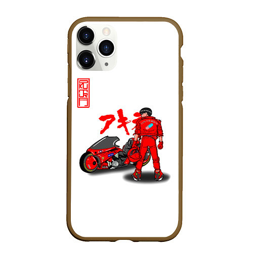 Чехол iPhone 11 Pro матовый Эпичный Сётаро - Akira / 3D-Коричневый – фото 1