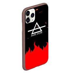 Чехол iPhone 11 Pro матовый 30 Seconds to Mars - Fire, цвет: 3D-коричневый — фото 2
