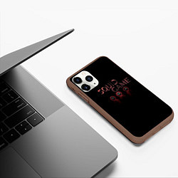 Чехол iPhone 11 Pro матовый SQUID GAME СОТРУДНИКИ - ИГРА В КАЛЬМАРА, цвет: 3D-коричневый — фото 2