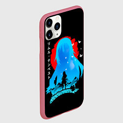 Чехол iPhone 11 Pro матовый Rimuru - Мое перерождении в слизь, цвет: 3D-малиновый — фото 2