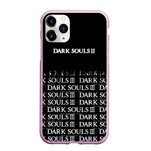 Чехол iPhone 11 Pro матовый Dark souls 2 темные души / 3D-Розовый – фото 1