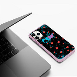 Чехол iPhone 11 Pro матовый Payton moormeier tiktok пэйтон мурмайер ТИК Ток, цвет: 3D-розовый — фото 2