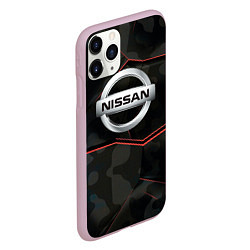 Чехол iPhone 11 Pro матовый Nissan xtrail, цвет: 3D-розовый — фото 2