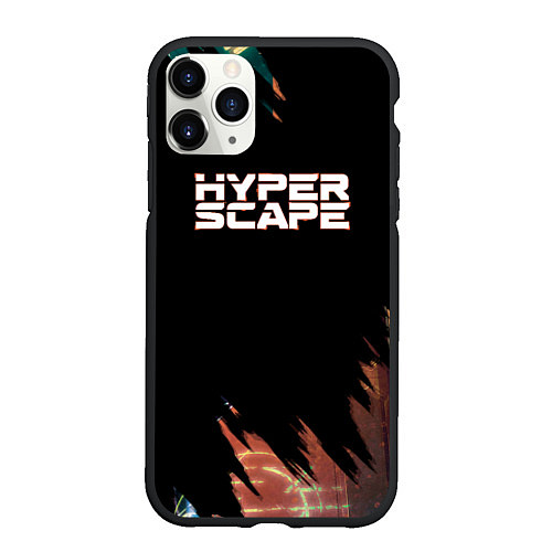 Чехол iPhone 11 Pro матовый Hyper scape gaming / 3D-Черный – фото 1