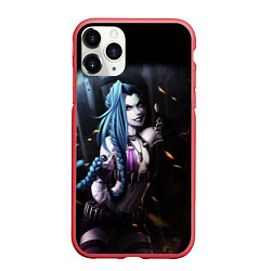 Чехол iPhone 11 Pro матовый Arcane Jinx - League Of Legends