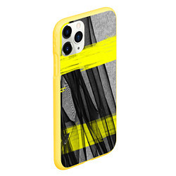 Чехол iPhone 11 Pro матовый Коллекция Get inspired! Абстракция Fl-42-167-l-yel, цвет: 3D-желтый — фото 2