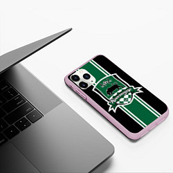 Чехол iPhone 11 Pro матовый КРАСНОДАР KRASNODAR, цвет: 3D-розовый — фото 2