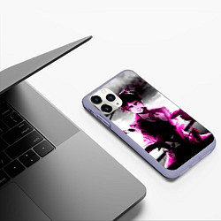 Чехол iPhone 11 Pro матовый Эрен Йегер Атака Титанов 2022, цвет: 3D-светло-сиреневый — фото 2