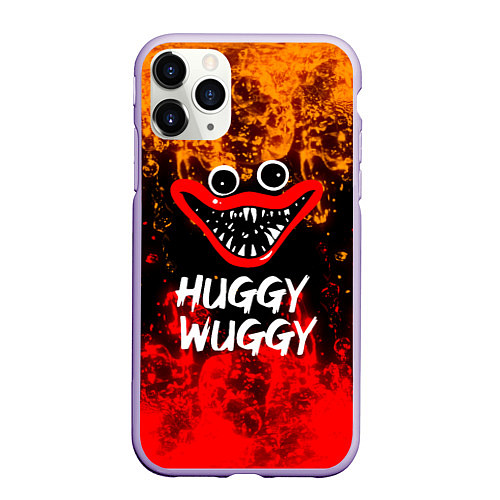 Чехол iPhone 11 Pro матовый Poppy Playtime: Хагги Вагги / 3D-Светло-сиреневый – фото 1