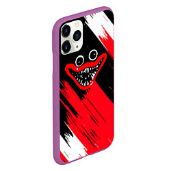 Чехол iPhone 11 Pro матовый Poppy Playtime хоррор, цвет: 3D-фиолетовый — фото 2