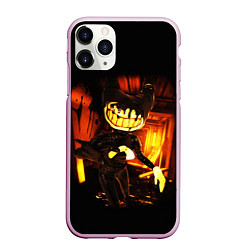 Чехол iPhone 11 Pro матовый Bendy And The Ink Machine Жуткий Бенди