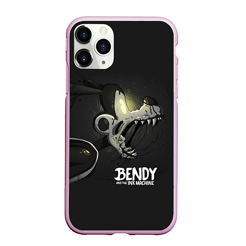 Чехол iPhone 11 Pro матовый Bendy And The Ink Machine Бадди Борис / 3D-Розовый – фото 1