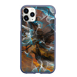 Чехол iPhone 11 Pro матовый Коллекция Get inspired! Абстракция F5-fl-139-158-4, цвет: 3D-серый