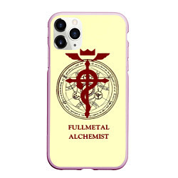 Чехол iPhone 11 Pro матовый Стальной алхимик - Фламель, цвет: 3D-розовый