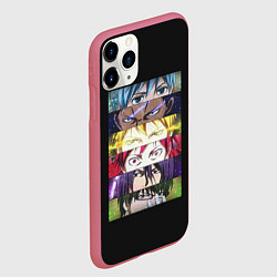 Чехол iPhone 11 Pro матовый Kuroko No Basket, цвет: 3D-малиновый — фото 2
