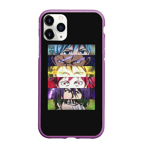 Чехол iPhone 11 Pro матовый Kuroko No Basket / 3D-Фиолетовый – фото 1