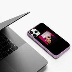 Чехол iPhone 11 Pro матовый Сатору Satoru, цвет: 3D-сиреневый — фото 2