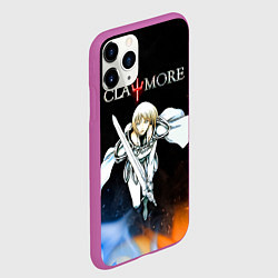 Чехол iPhone 11 Pro матовый Клеймор Клэр Лаки, цвет: 3D-фиолетовый — фото 2