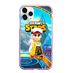 Чехол iPhone 11 Pro матовый ФЭНГ BRAWL STARS SPACE