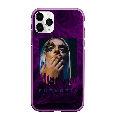 Чехол iPhone 11 Pro матовый Jules Vaughn / 3D-Фиолетовый – фото 1