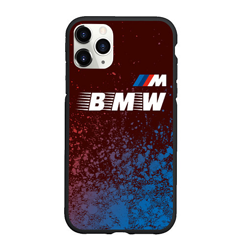 Чехол iPhone 11 Pro матовый БМВ BMW - Краски / 3D-Черный – фото 1