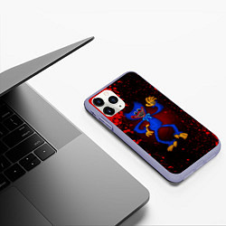 Чехол iPhone 11 Pro матовый ПОППИ ПЛЕЙТАЙМ HAGGY WAGGY, цвет: 3D-светло-сиреневый — фото 2