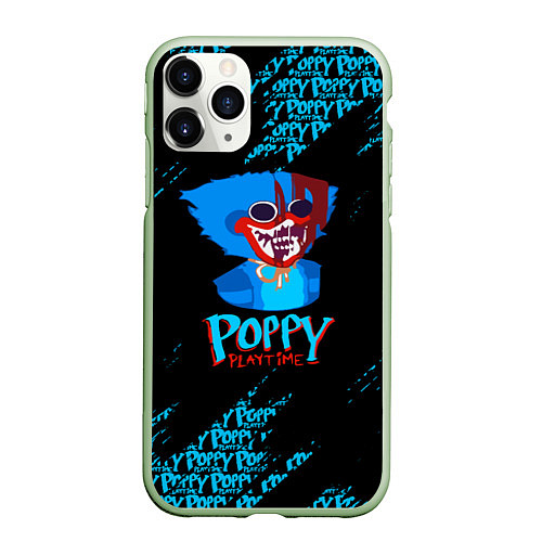 Чехол iPhone 11 Pro матовый POPPY PLAYTIME / 3D-Салатовый – фото 1