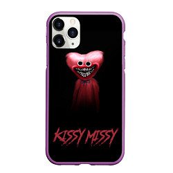 Чехол iPhone 11 Pro матовый Kissy Missy Horror, цвет: 3D-фиолетовый