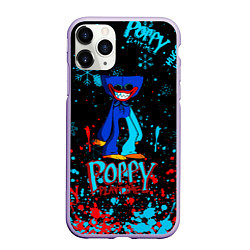 Чехол iPhone 11 Pro матовый Poppy Playtime Плэйтайм, цвет: 3D-светло-сиреневый