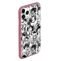 Чехол iPhone 11 Pro матовый АХЕГАО - AHEGAO, цвет: 3D-малиновый — фото 2