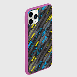 Чехол iPhone 11 Pro матовый SPEED DRIVE, цвет: 3D-фиолетовый — фото 2