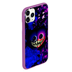 Чехол iPhone 11 Pro матовый Хаги Ваги Огонь, цвет: 3D-фиолетовый — фото 2