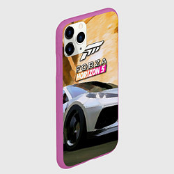 Чехол iPhone 11 Pro матовый Игрище Forza Horizon 5, цвет: 3D-фиолетовый — фото 2