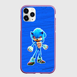 Чехол iPhone 11 Pro матовый Sonic exe