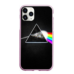 Чехол iPhone 11 Pro матовый PINK FLOYD - ПИНК ФЛОЙД ГЛИТЧ, цвет: 3D-розовый