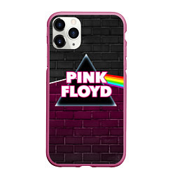 Чехол iPhone 11 Pro матовый PINK FLOYD ПИНК ФЛОЙД, цвет: 3D-малиновый