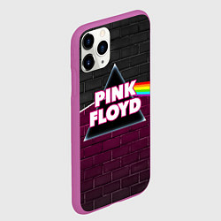 Чехол iPhone 11 Pro матовый PINK FLOYD ПИНК ФЛОЙД, цвет: 3D-фиолетовый — фото 2