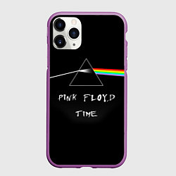 Чехол iPhone 11 Pro матовый PINK FLOYD TIME ПИНК ФЛОЙД ЛОГОТИП
