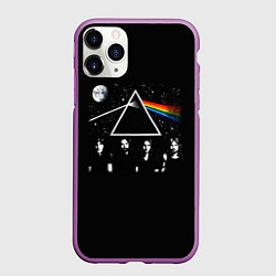 Чехол iPhone 11 Pro матовый PINK FLOYD LOGO ПИНК ФЛОЙД НЕБО, цвет: 3D-фиолетовый