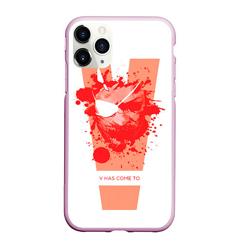 Чехол iPhone 11 Pro матовый Снейк 5 / 3D-Розовый – фото 1