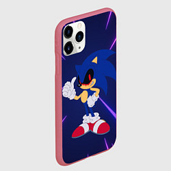 Чехол iPhone 11 Pro матовый SONIC EXE СОНИК, цвет: 3D-малиновый — фото 2