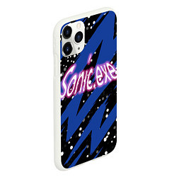 Чехол iPhone 11 Pro матовый Sonic Exe Класс игра, цвет: 3D-белый — фото 2