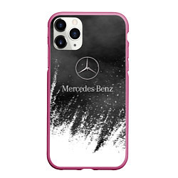 Чехол iPhone 11 Pro матовый Mercedes-Benz: Облако с Брызгами