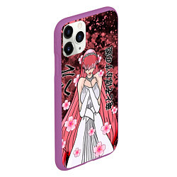 Чехол iPhone 11 Pro матовый Красавица и Дракон Ryu to Sobakasu no Hime, цвет: 3D-фиолетовый — фото 2